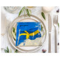 Servett Svensk Flaggstång 33x33cm