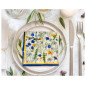 Servetter Sommarblommor 33x33 cm 20-pack