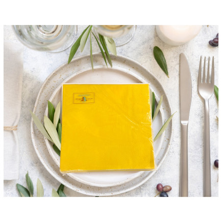 Servett Påsk Gul 20-pack