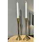Ljusstake Guld Metall 31 cm