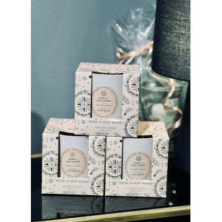 Doftljus Rose & Oud Wood 10 cm