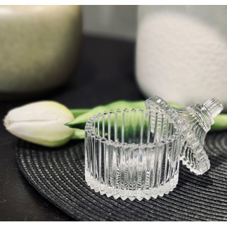 Skål Glas med lock 80 ml