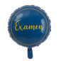 Ballong Examen Blå Rund Folie 46 cm