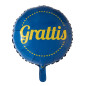 Ballong Grattis Blå Rund Folie 46 cm Ballong Grattis Blå Rund Folie 46 cm
