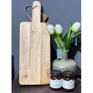 Skärbräda Servering med handtag