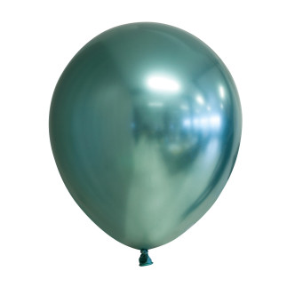 Ballong Blank Grön Spegelballong 6-pack 30 cm Latex