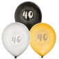 Ballong 40 år 6-pack Latex