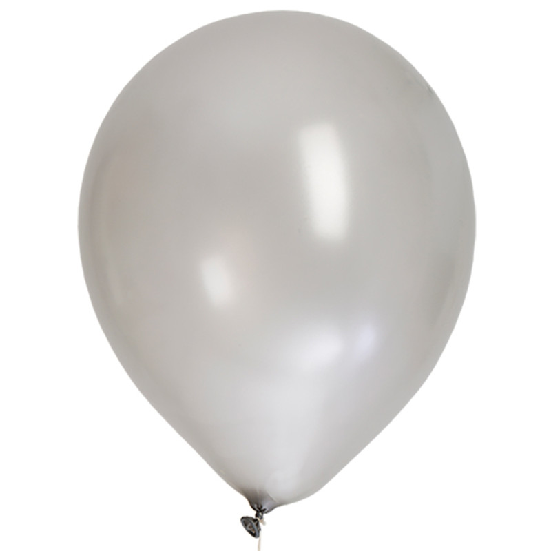 Ballong Metallic Silver 8-pack Latex