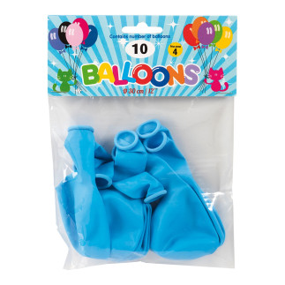 Ballong Ljusblå 10-pack Latex