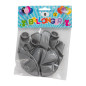 Ballong Metallic Silver 8-pack Latex