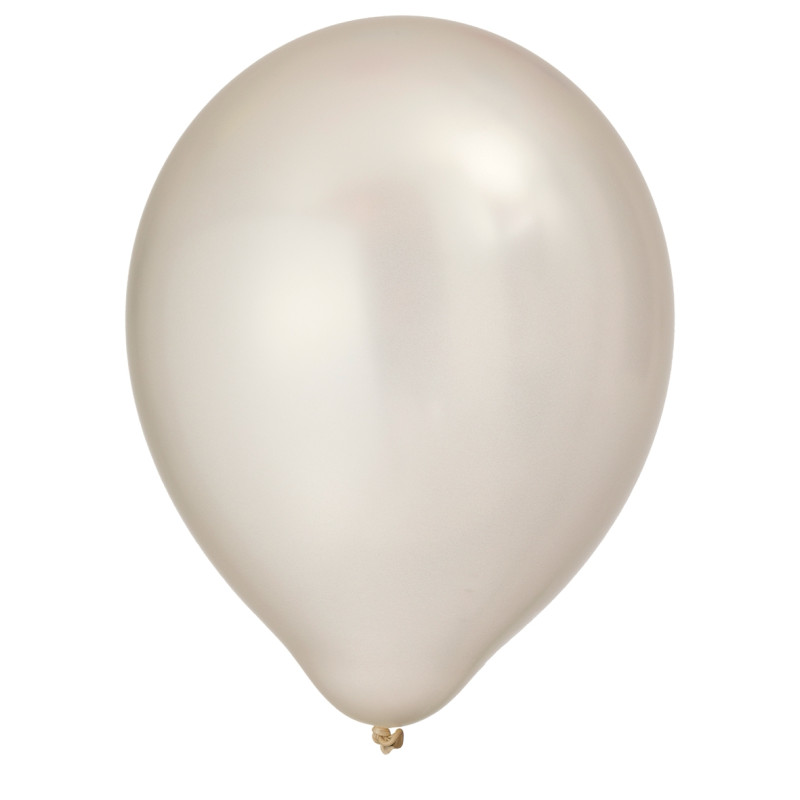 Ballong Vit Pearl Pärlemo 8-pack Latex