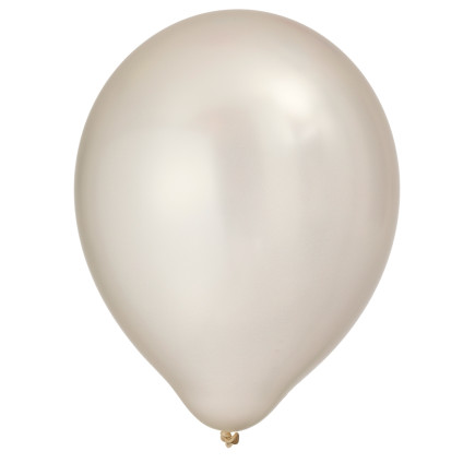 Ballong Vit Pearl Pärlemo 8-pack Latex