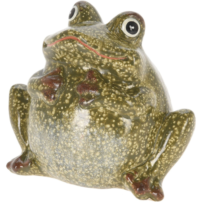 Groda Porslin Grön 8 cm Groda Porslin Grön 8 cm