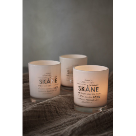 Majas Cottage Lykta Skåne Vit/Silver 8x9 cm