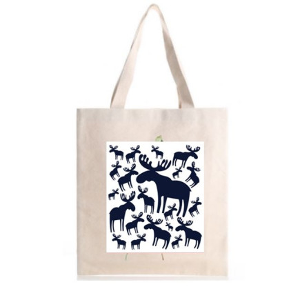 Väska Tygkasse Älg Canvas