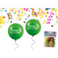 Ballong Happy Birthday 8-pack Latex Mixade