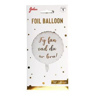 Ballong Student Fy fan vad du är bra! 46 cm