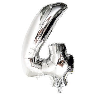 Ballong Siffror 75cm silver