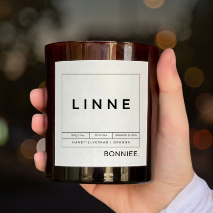 Bonniee Doftljus Linne 200 gram