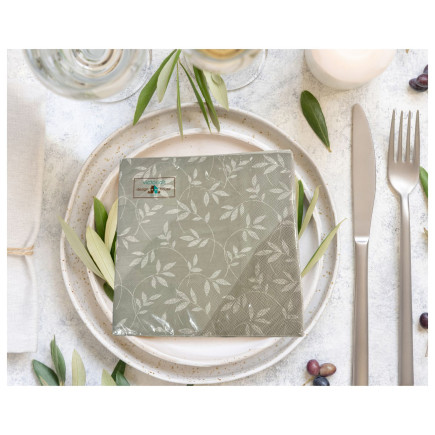 Servetter Blommor  (20 servetter)