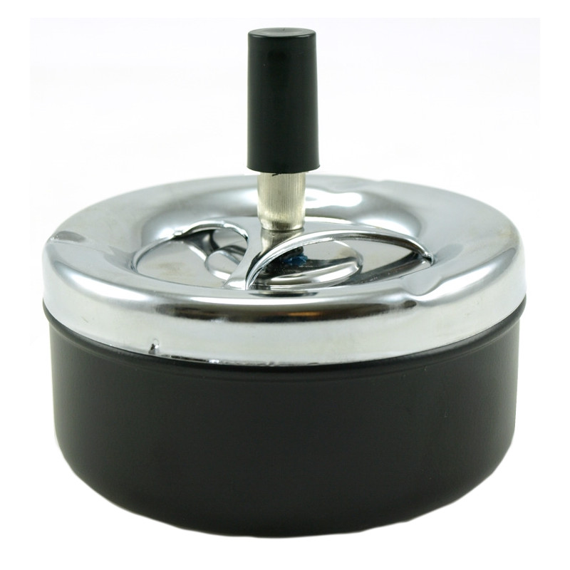 Askfat snurr metall 11x10cm askkopp