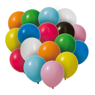 Ballong Mixade färger 25-pack 30 cm Latex