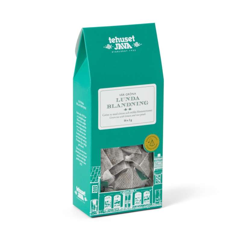 Te Lundablandning Grön Tepåsar 16st