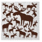 Servetter Älgar 33x33 cm 20-pack 