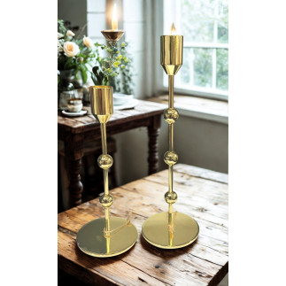 Ljusstake Guld 19 cm