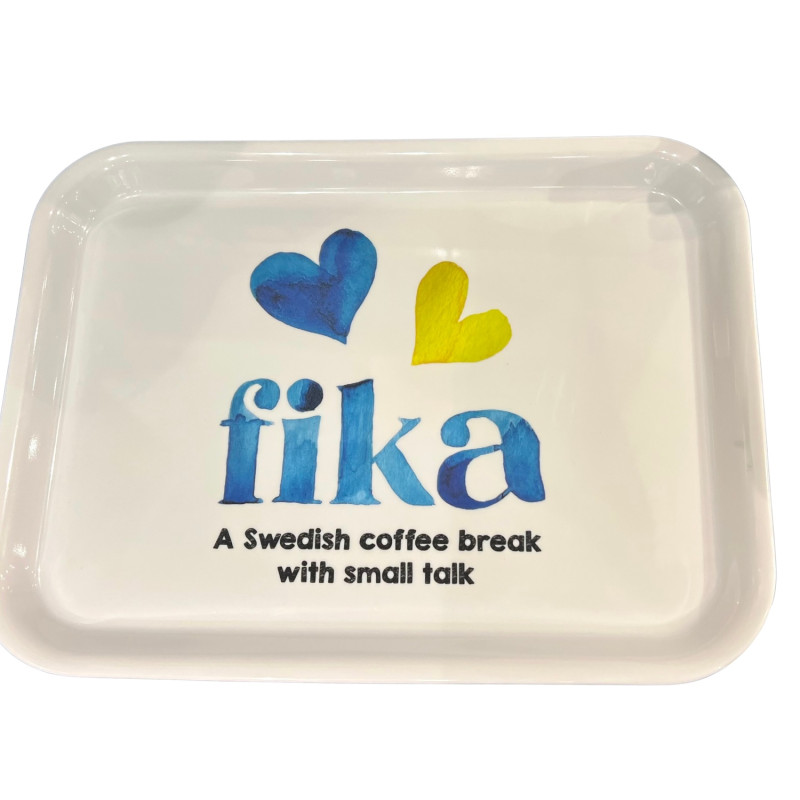 Bricka Fika Swedish 43 cm