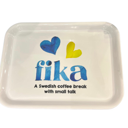 Bricka Fika Swedish 43 cm
