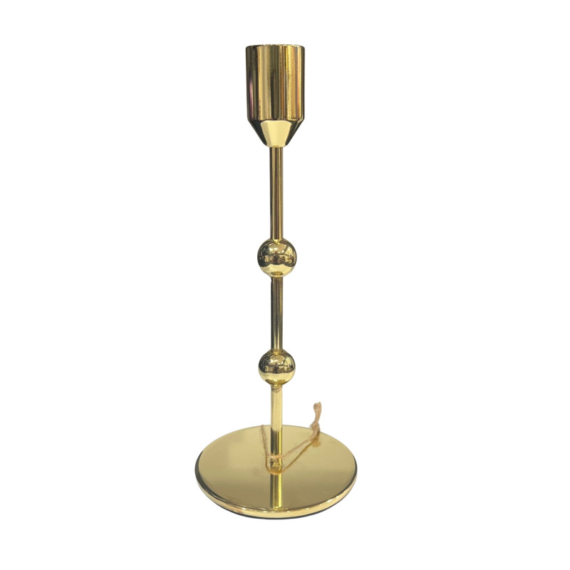 Ljusstake Guld 19 cm Ljusstake Guld 19 cm