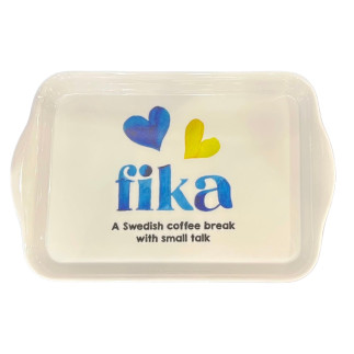 Bricka Fika Swedish 21 cm