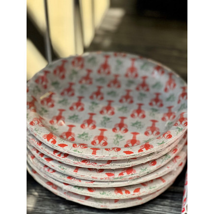 Papptallrik kräftskiva 8-pack