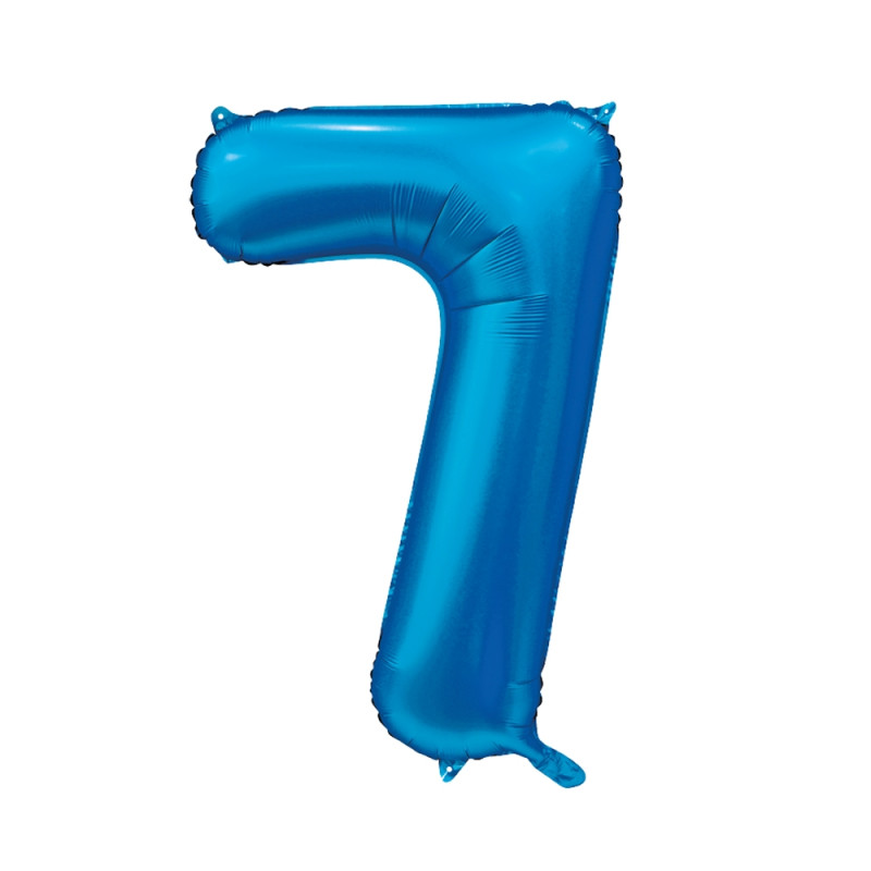 Ballong Siffra 7 Blå 86 cm Ballong Siffra 7 Blå 86 cm