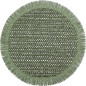 Underlägg Runt Grön Fransar 38 cm 