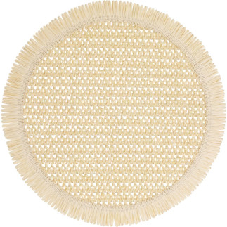 Underlägg Runt Grön Fransar 38 cm