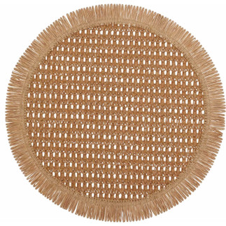 Underlägg Runt Grön Fransar 38 cm 