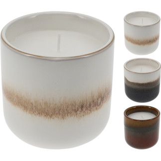 Ljus Keramik Brunt 9 cm