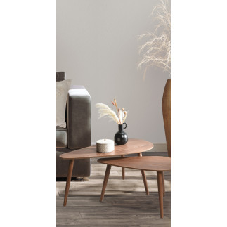 Bord Sidobord Satsbord 2 delar Valnöt