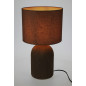Bordslampa Lampa Keramik Brun