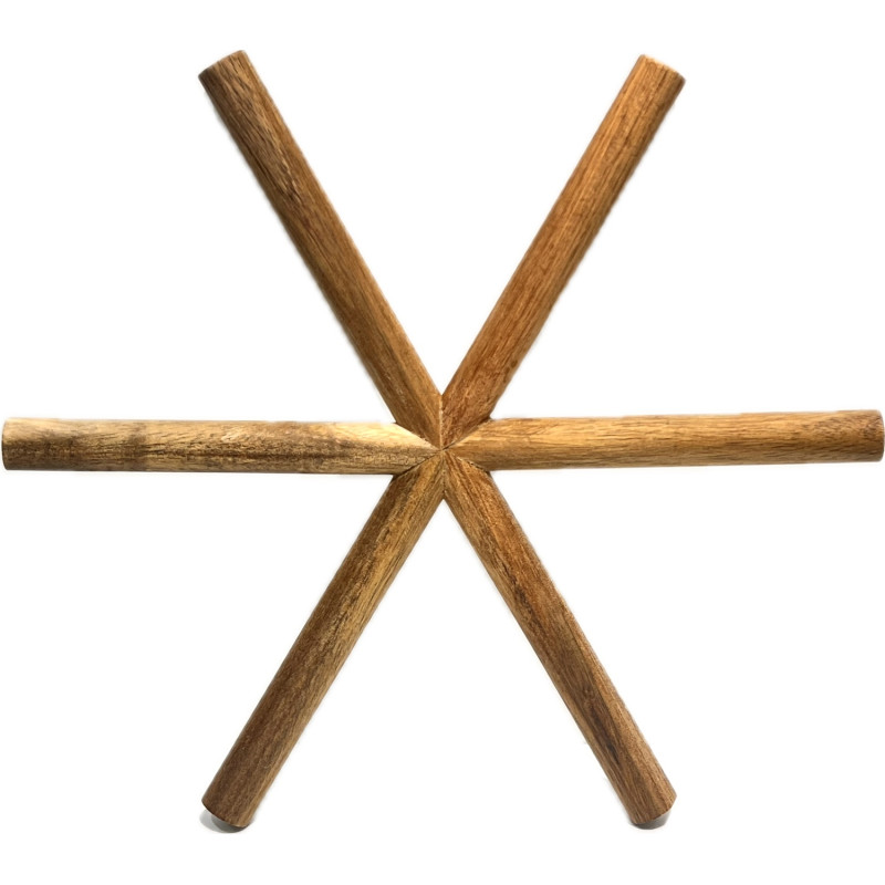 Grytunderlägg Kryss Trä 23x23 cm Grytunderlägg Kryss Trä 23x23 cm