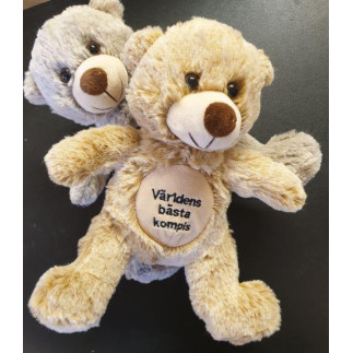 Nalle Världens bästa kompis Beige 20 cm