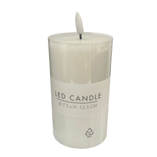 Ljus LED vitt 7,5x12,5 cm timer