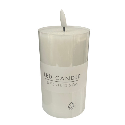 Ljus LED vitt 7,5x12,5 cm timer