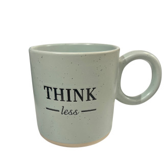 Mugg Blå Think Less 35 cl