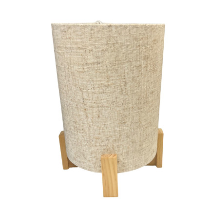 Bordslampa Lampa Trä/Textil 24 cm