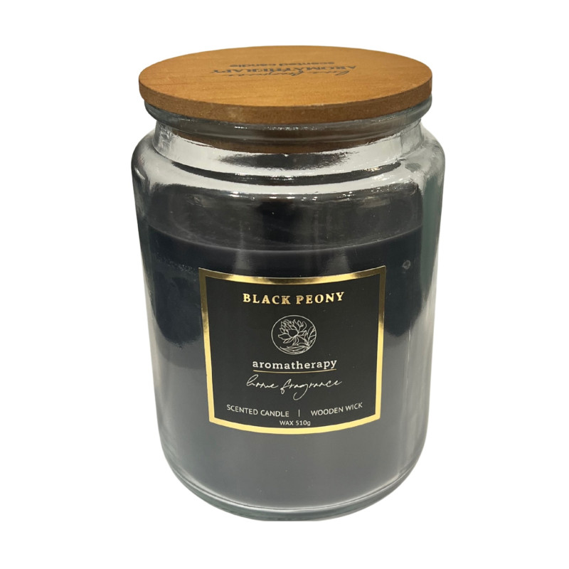 Doftljus Black Snakemod Wooden Wick Doftljus Black Snakemod Wooden Wick