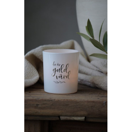 Majas Cottage Lykta Du är guld värd inkl. Gåvobox