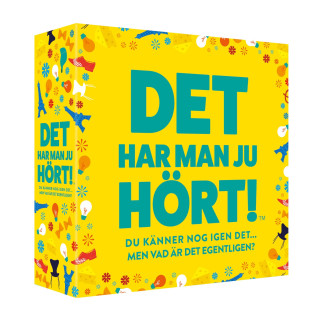 Spel "Det har man ju hört" Sällskapsspel